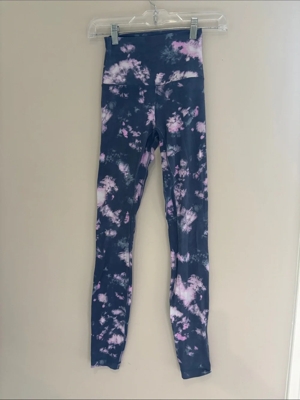 Lululemon Align Circulate Tie Dye Mineral Blue Multi Two-Piece Set size 2